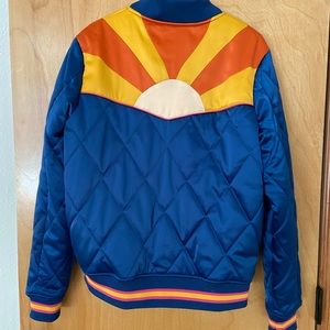 Classic Rock Couture - Navy Rising Sun Bomber Jacket